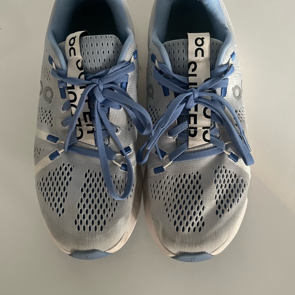 On Running Women's Shoes - Light Blue and Gray